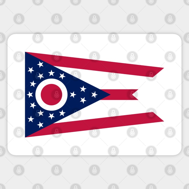 Ohio State Flag Sticker by Lucha Liberation